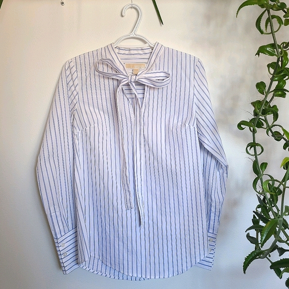 Authentic MK tie-neck blouse - Picture 2 of 6